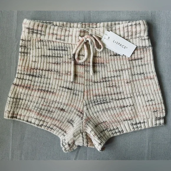L*Space Layla Sweater Knit Shorts New - Picture 4 of 8